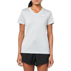 imageUnder Armour Womens Tech Short Sleeve V Neck538 Transparent   White