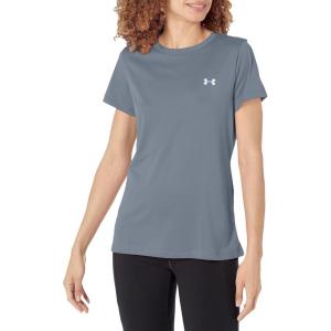 imageUnder Armour Womens Tech ShortSleeve TShirt002 Gravel   Metallic Silver