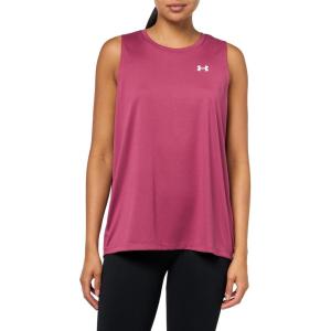 imageUnder Armour Womens Tech Tank Top659 Fuchsia Dusk   White