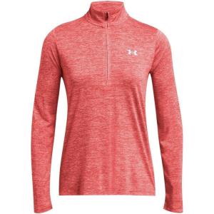 imageUnder Armour Womens Tech Twist Quarter Zip814 Red Solstice   White
