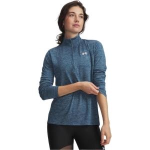imageUnder Armour Womens Tech Twist Quarter ZipWham BlueWhite