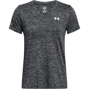 imageUnder Armour Womens Tech Twist Short Sleeve V Neck001 Black   White