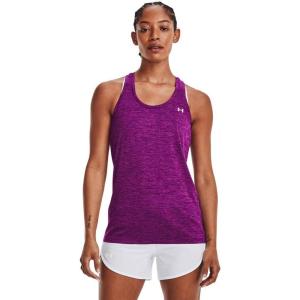 imageUnder Armour Womens Tech Twist Tank Top514 Rivalry  Strobe  Metallic Silver