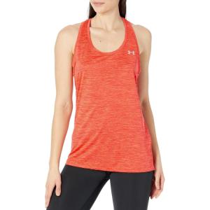 imageUnder Armour Womens Tech Twist Tank Top638 Chakra  After Burn  Metallic Silver