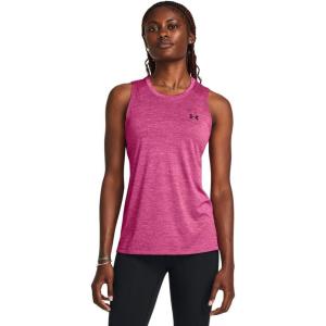 imageUnder Armour Womens Tech Twist Tank Top686 Astro Pink  Pink Edge  Black