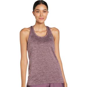 imageUnder Armour Womens Tech Twist Tank TopAsh Plum 554Metallic Silver