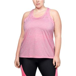 imageUnder Armour Womens Tech Twist Tank TopLipstick 691Metallic Silver