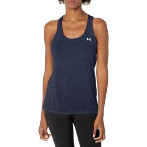 imageUnder Armour Womens Tech Twist Tank TopMidnight Navy 412Metallic Silver
