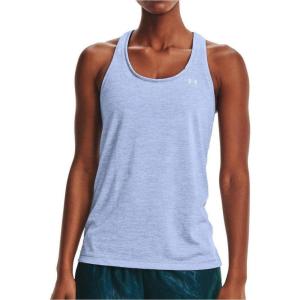 imageUnder Armour Womens Tech Twist Tank TopWashed Blue 421Metallic Silver