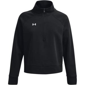 imageUnder Armour womens Rival Fleece Half Zip001 Black   White