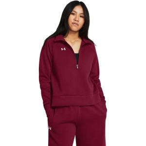 imageUnder Armour womens Rival Fleece Half Zip625 Cardinal   White