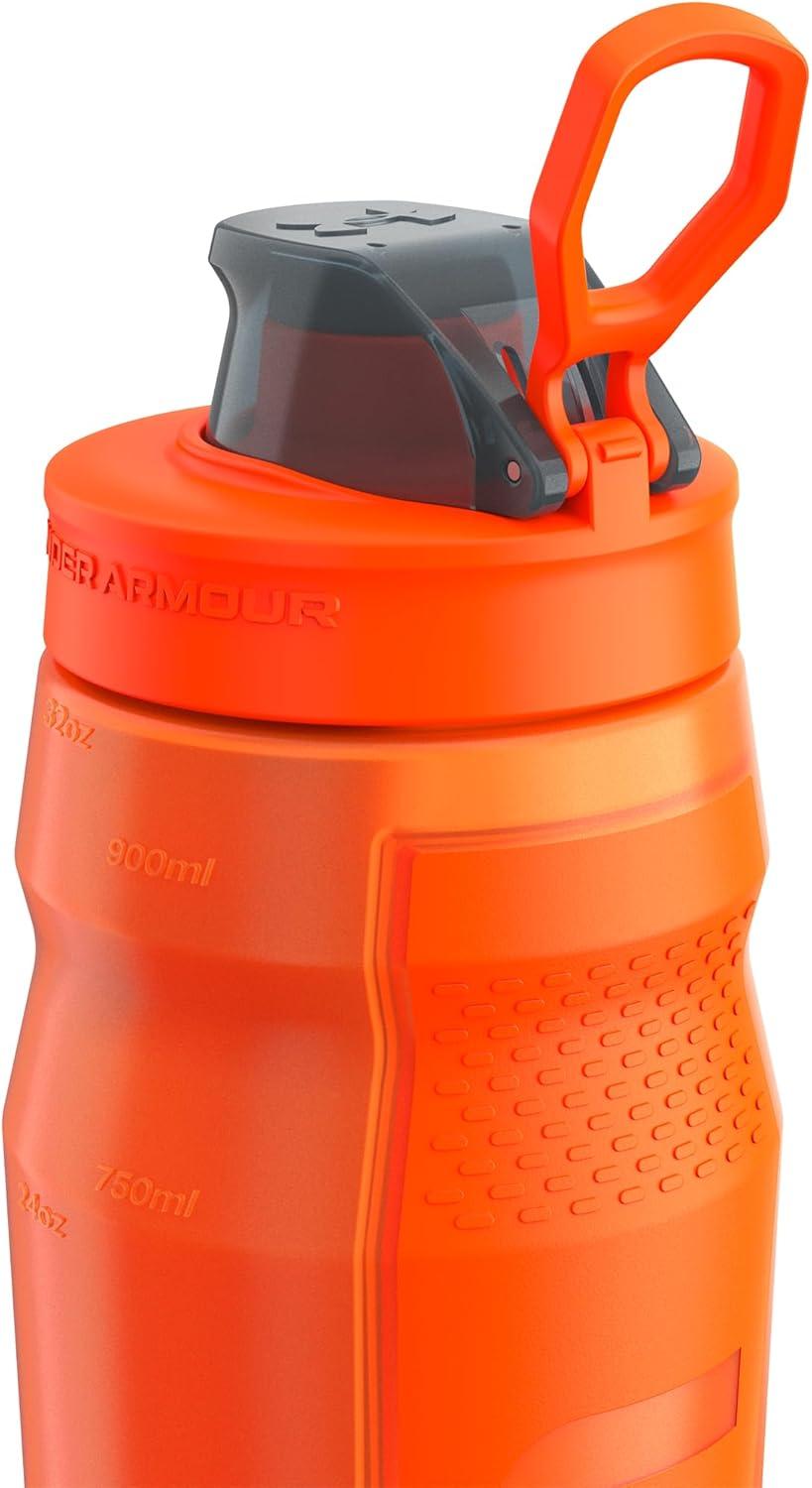 imageUNDER ARMOUR 32oz Playmaker Squeeze Water BottleBlaze OrangeBlaze Orange