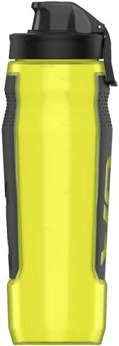 imageUNDER ARMOUR 32oz Playmaker Squeeze Water BottleHiVis Yellow