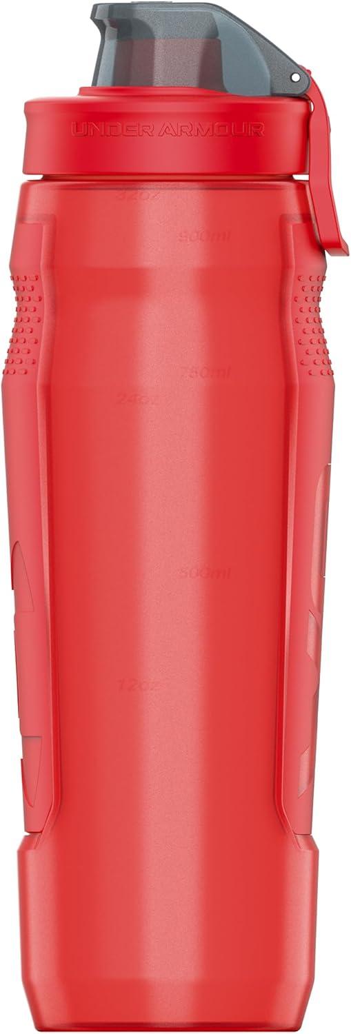 imageUNDER ARMOUR 32oz Playmaker Squeeze Water BottleRedRed