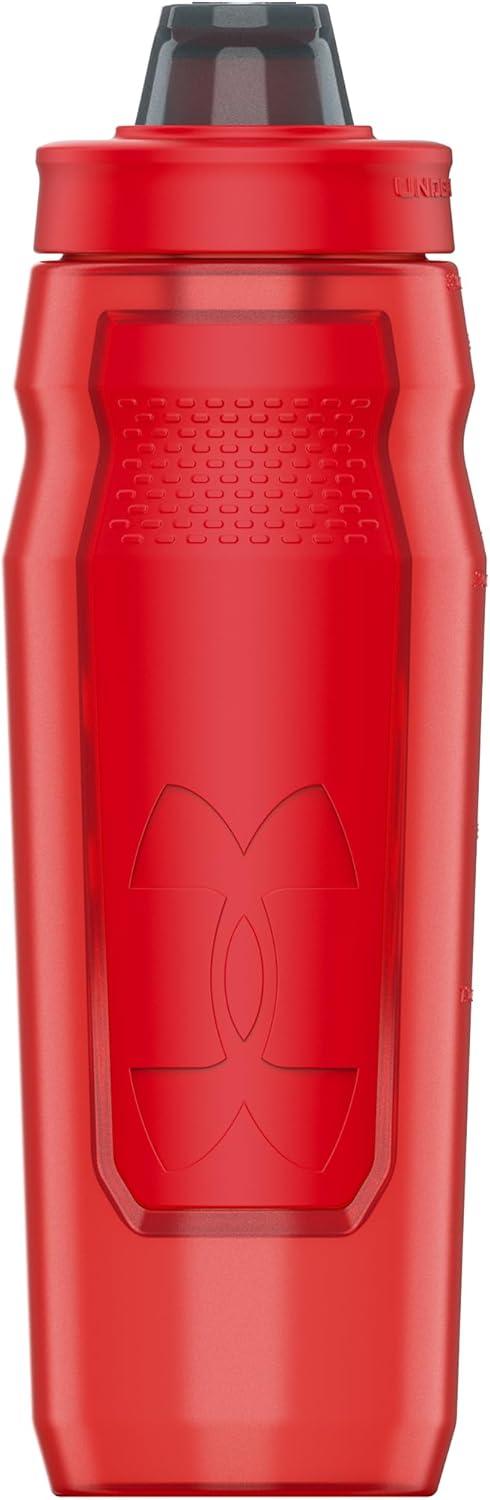 imageUNDER ARMOUR 32oz Playmaker Squeeze Water BottleRedRed