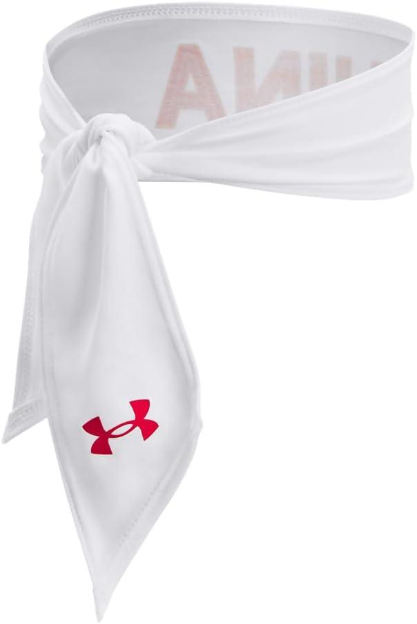 imageUnder Armour Adult Tie Headband101 White   Red