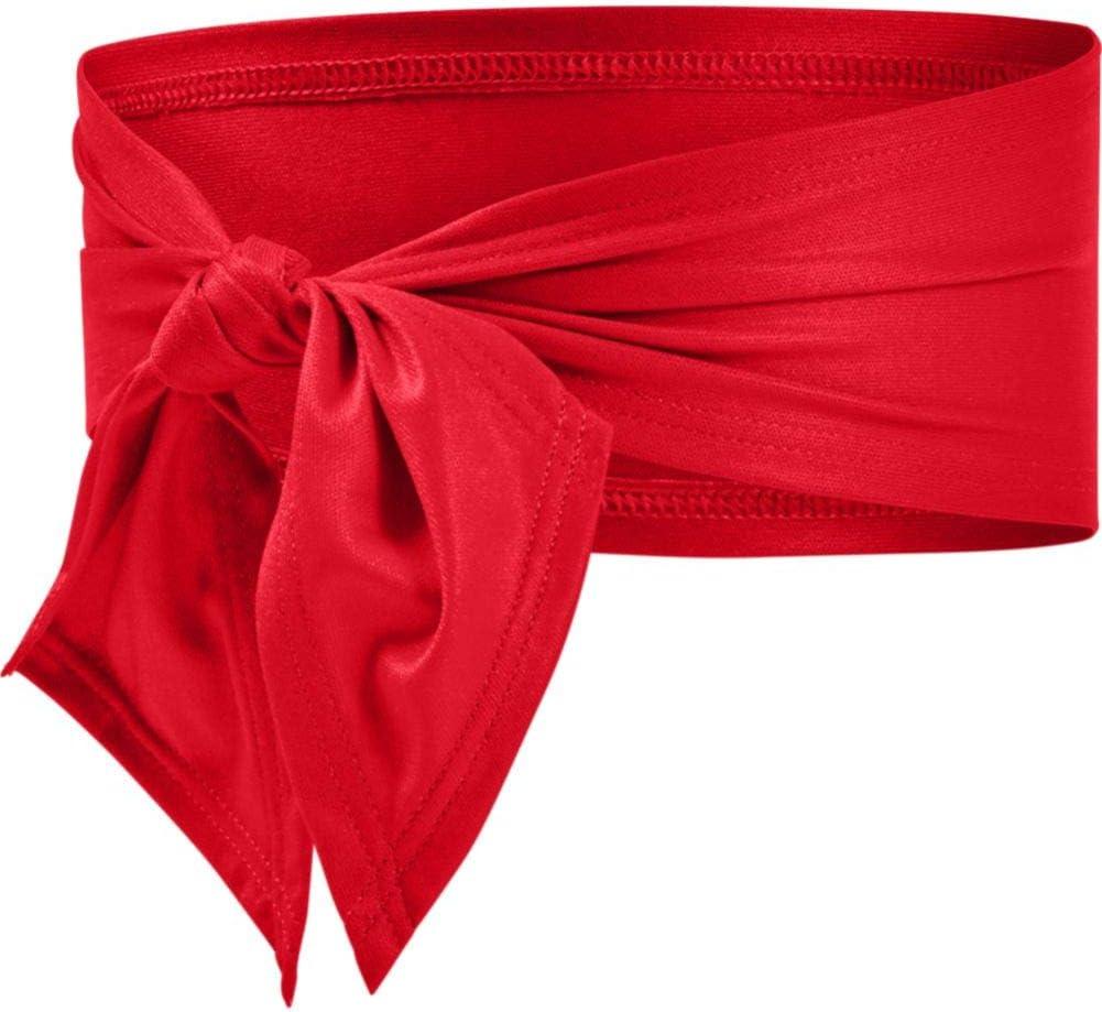 imageUnder Armour Adult Tie HeadbandRed 600White