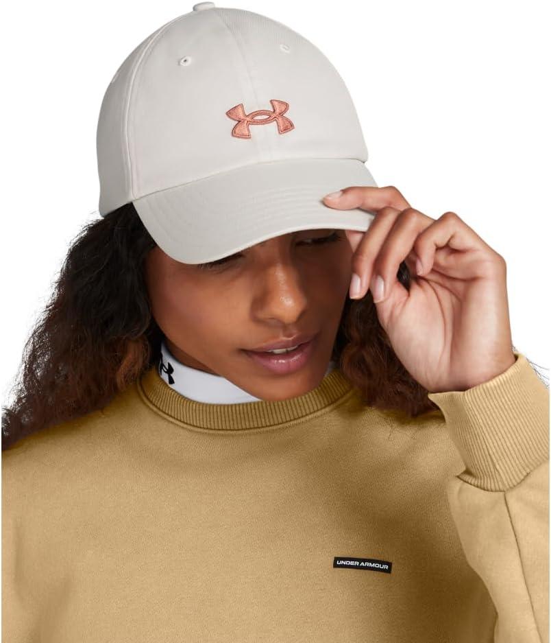 imageUnder Armour Womens Blitzing Cap Adjustable114 White Clay   Canyon Pink