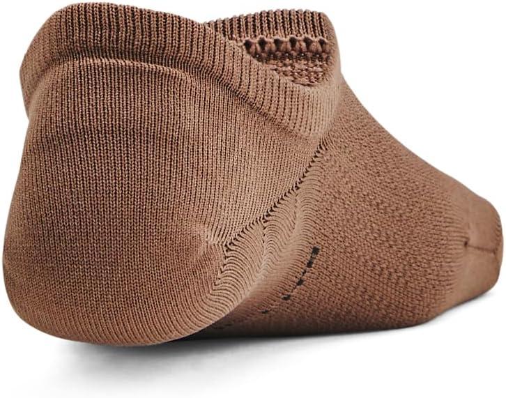 imageUnder Armour Womens Breathe Lite Liner Socks 6 Pack268 Austin Brown  Austin Brown  Black