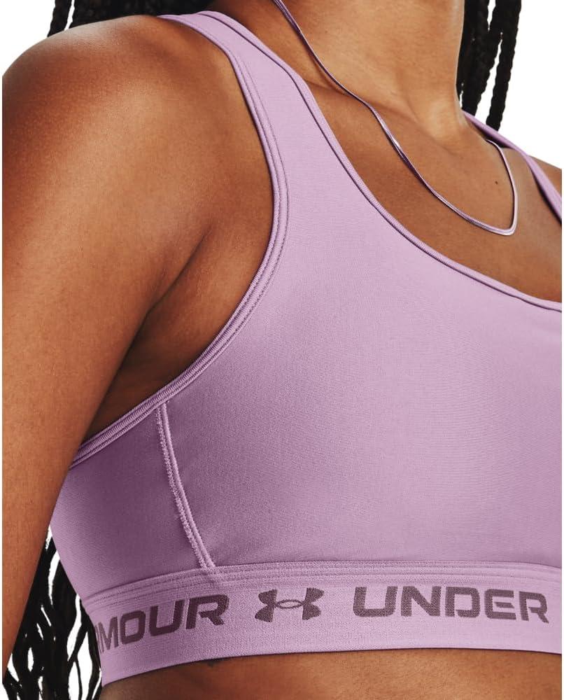 imageUnder Armour Womens CrossBack Mid Bra174 Fresh Orchid   White