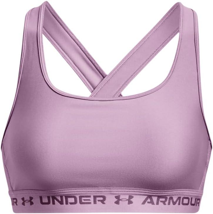 imageUnder Armour Womens CrossBack Mid Bra174 Fresh Orchid   White
