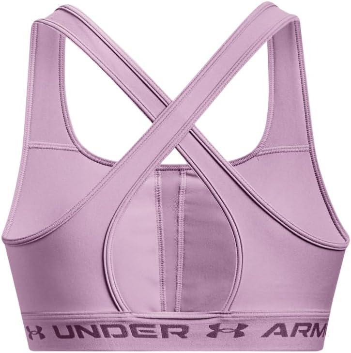 imageUnder Armour Womens CrossBack Mid Bra174 Fresh Orchid   White