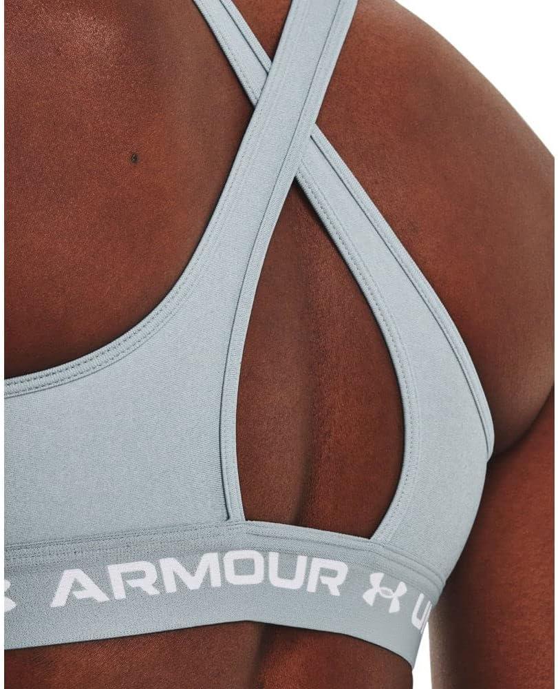 imageUnder Armour Womens CrossBack Mid Bra465 Harbor Blue   White