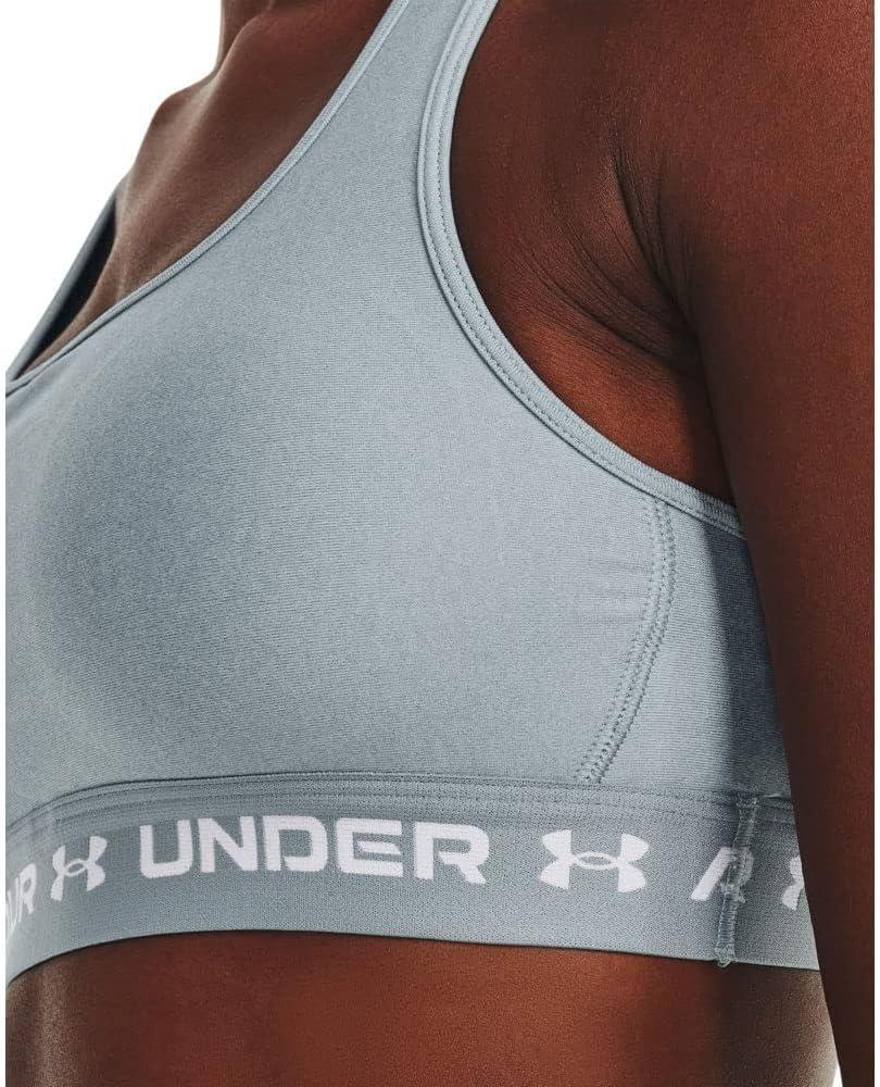 imageUnder Armour Womens CrossBack Mid Bra465 Harbor Blue   White