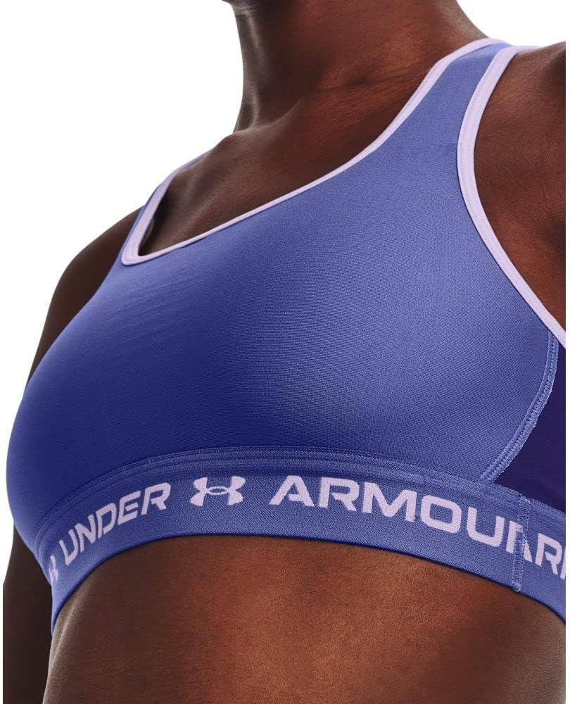 imageUnder Armour Womens CrossBack Mid Bra468 Sonar Blue   Baja Blue