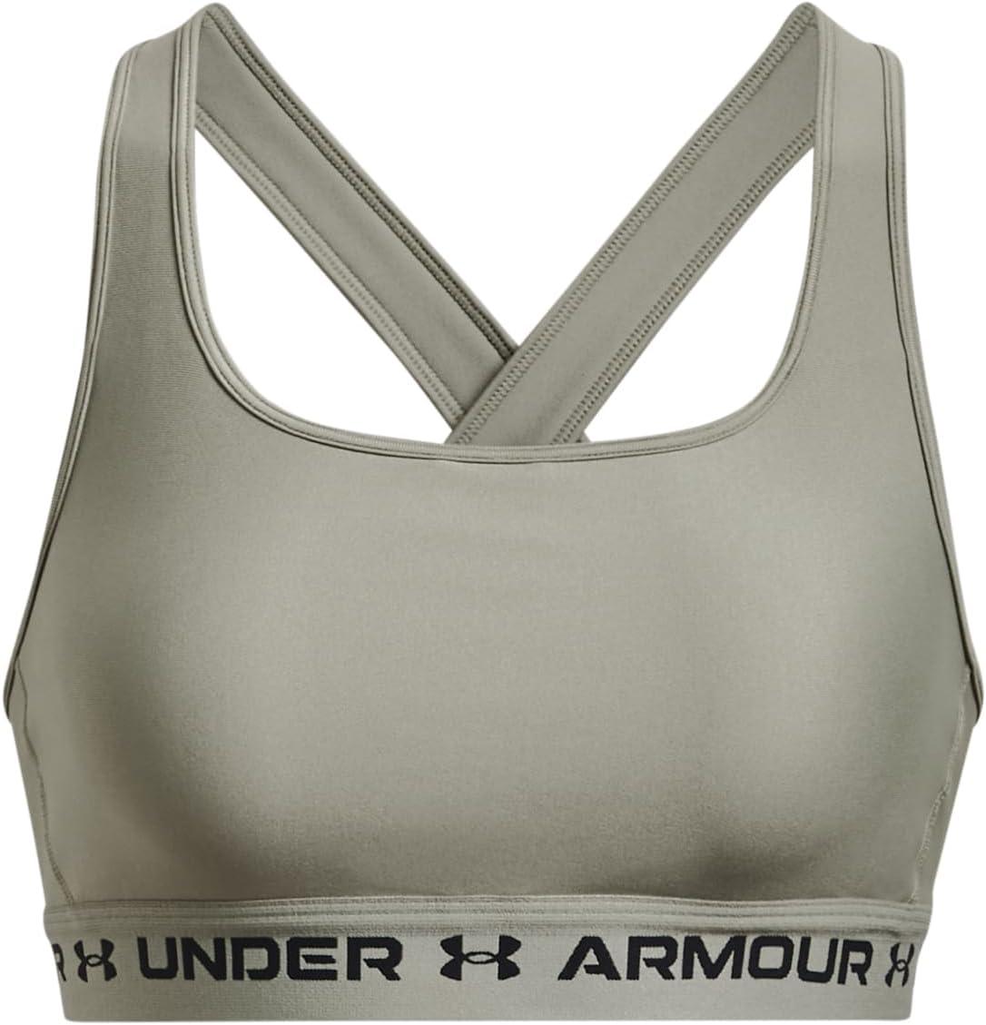 imageUnder Armour Womens CrossBack Mid Bra504 Grove Green   Black