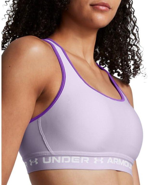 imageUnder Armour Womens CrossBack Mid Bra535 Salt Purple   White