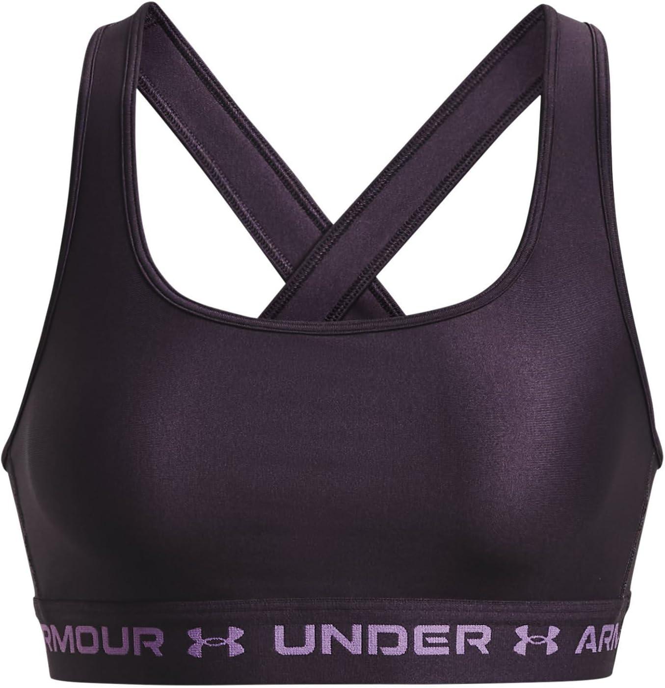 imageUnder Armour Womens CrossBack Mid Bra541 Tux Purple   Retro Purple