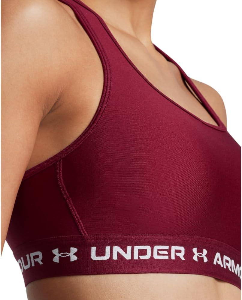 imageUnder Armour Womens CrossBack Mid Bra625 Cardinal  Cardinal  White