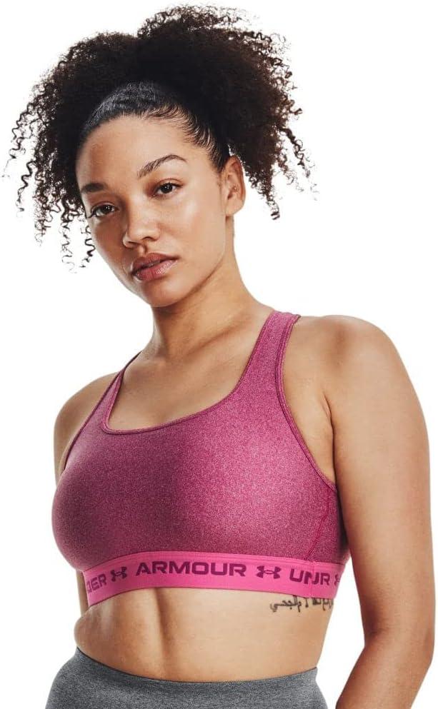imageUnder Armour Womens CrossBack Mid Bra635 Charged Cherry   Charged Cherry