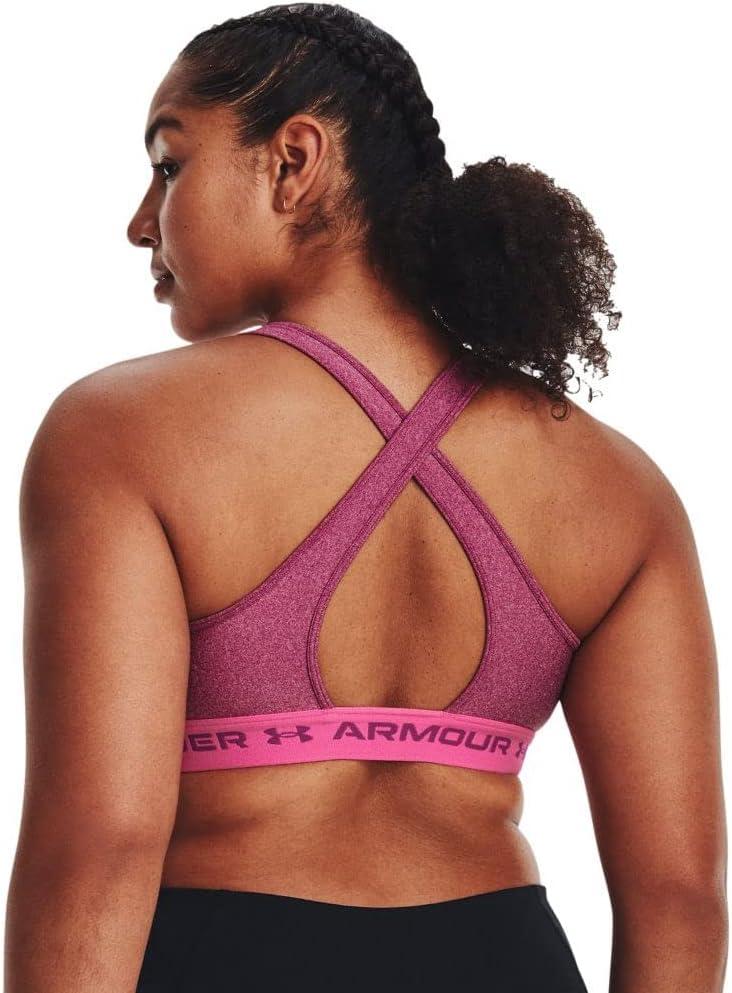 imageUnder Armour Womens CrossBack Mid Bra635 Charged Cherry   Charged Cherry