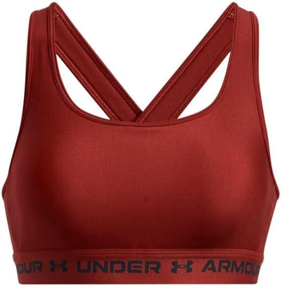 imageUnder Armour Womens CrossBack Mid Bra840 Earthen Orange   Black