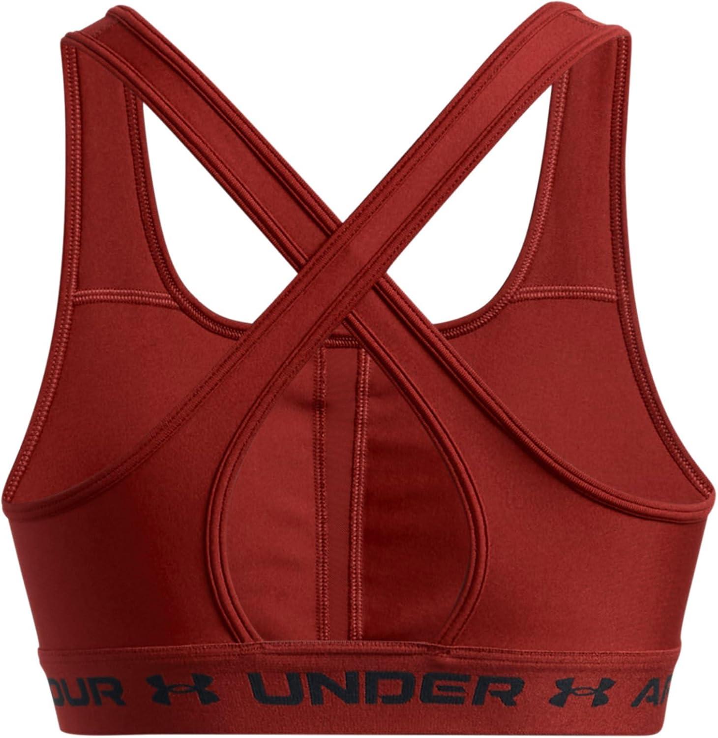 imageUnder Armour Womens CrossBack Mid Bra840 Earthen Orange   Black