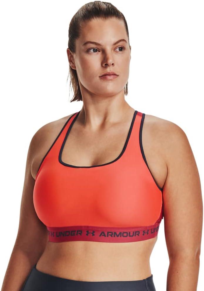 imageUnder Armour Womens CrossBack Mid Bra877 After Burn   Chakra