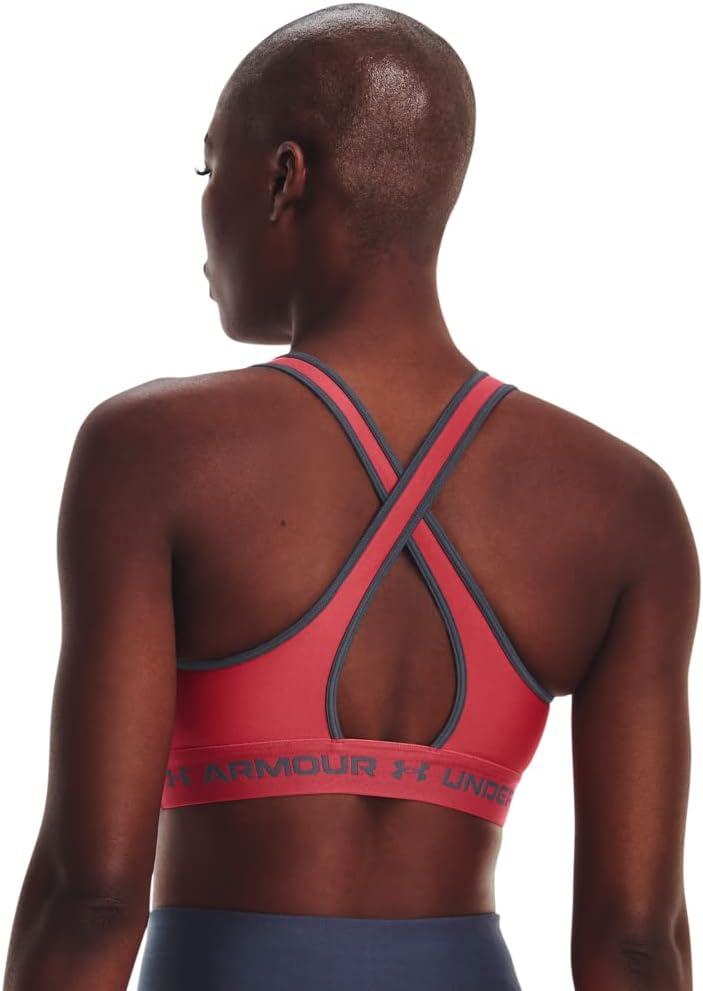 imageUnder Armour Womens CrossBack Mid Bra877 After Burn   Chakra
