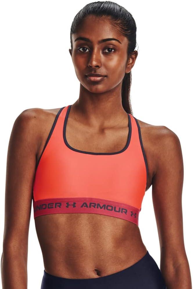 imageUnder Armour Womens CrossBack Mid Bra877 After Burn   Chakra