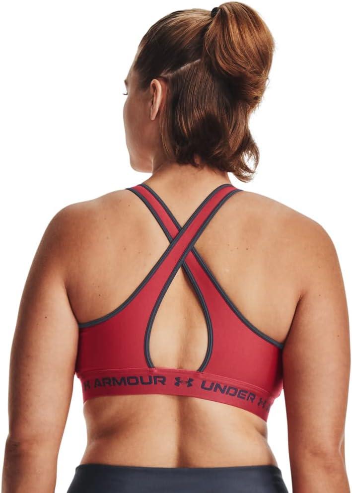 imageUnder Armour Womens CrossBack Mid Bra877 After Burn   Chakra
