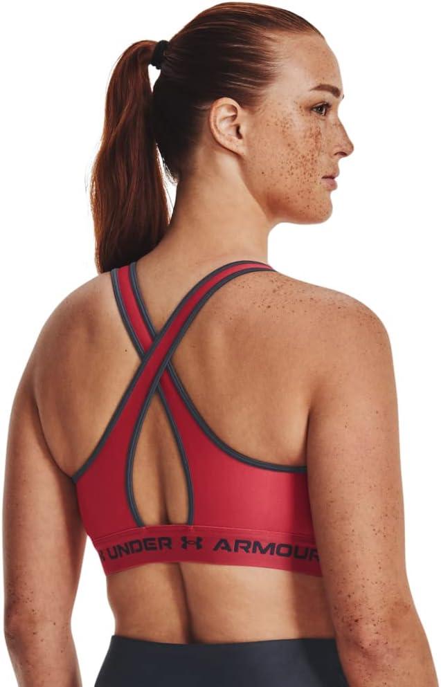 imageUnder Armour Womens CrossBack Mid Bra877 After Burn   Chakra
