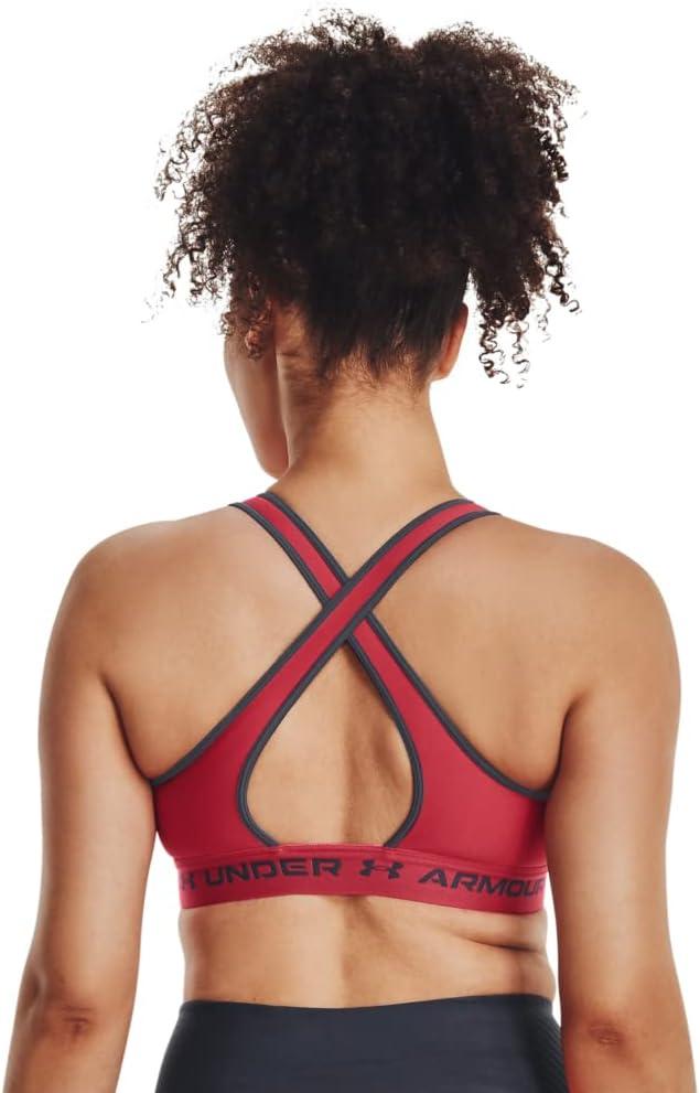 imageUnder Armour Womens CrossBack Mid Bra877 After Burn   Chakra