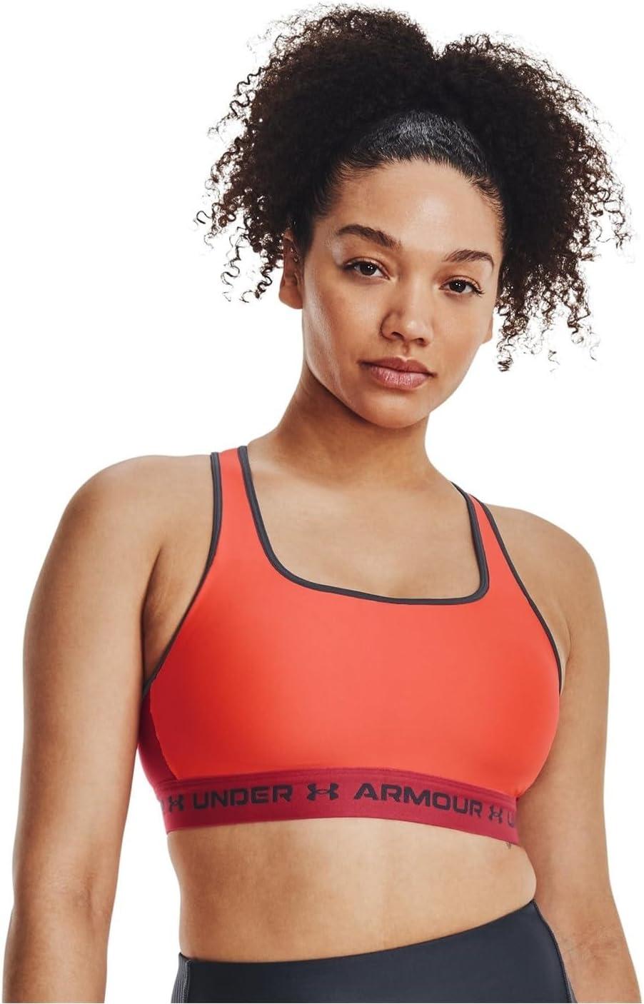 imageUnder Armour Womens CrossBack Mid Bra877 After Burn   Chakra