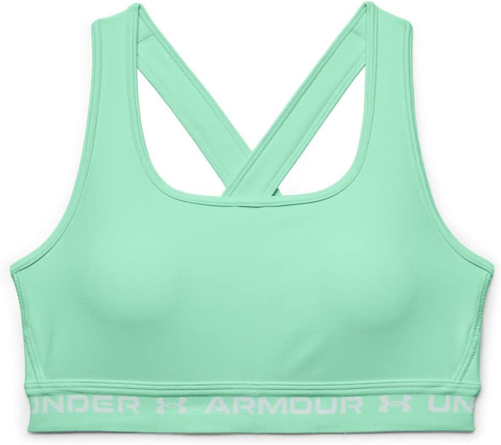 imageUnder Armour Womens CrossBack Mid BraAqua Foam 335White