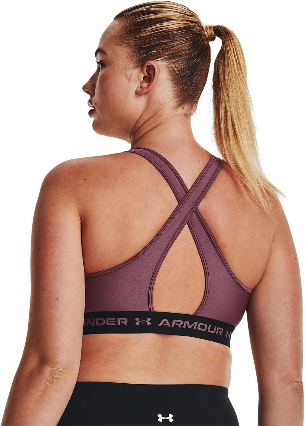 imageUnder Armour Womens CrossBack Mid BraAsh Plum 554Ash Plum