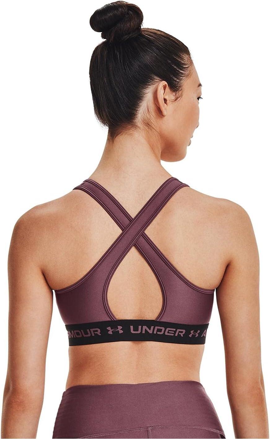 imageUnder Armour Womens CrossBack Mid BraAsh Plum 554Ash Plum