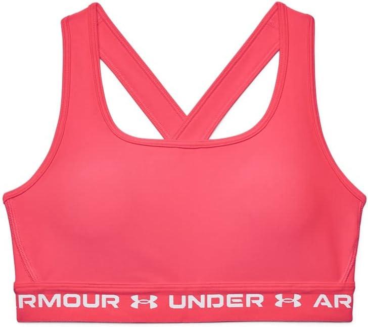 imageUnder Armour Womens CrossBack Mid BraBrilliance 819White