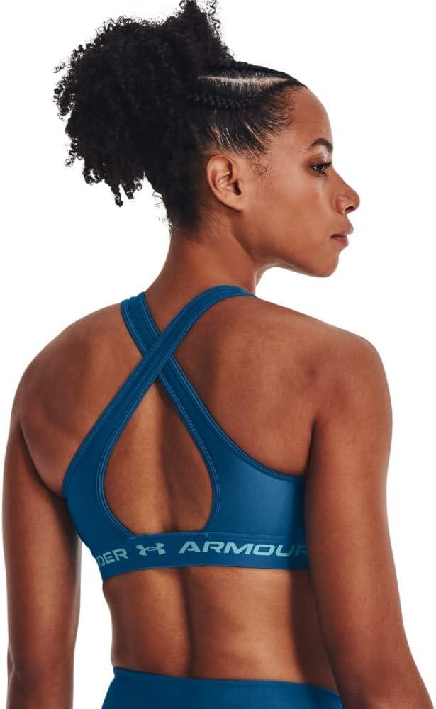 imageUnder Armour Womens CrossBack Mid BraCruise Blue 899Cloudless Sky