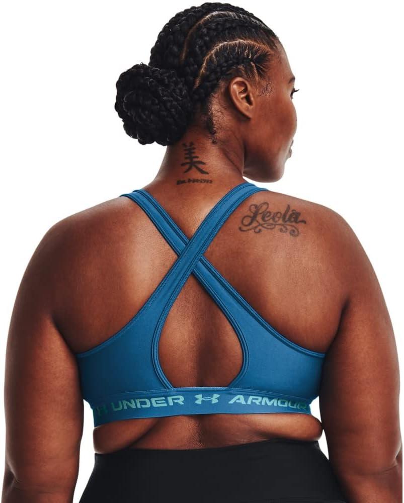 imageUnder Armour Womens CrossBack Mid BraCruise Blue 899Cloudless Sky